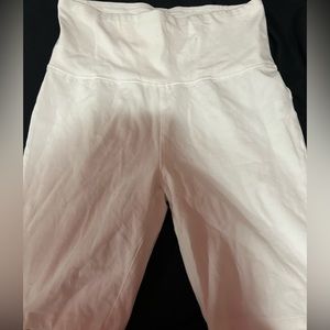 Plain white biker shorts